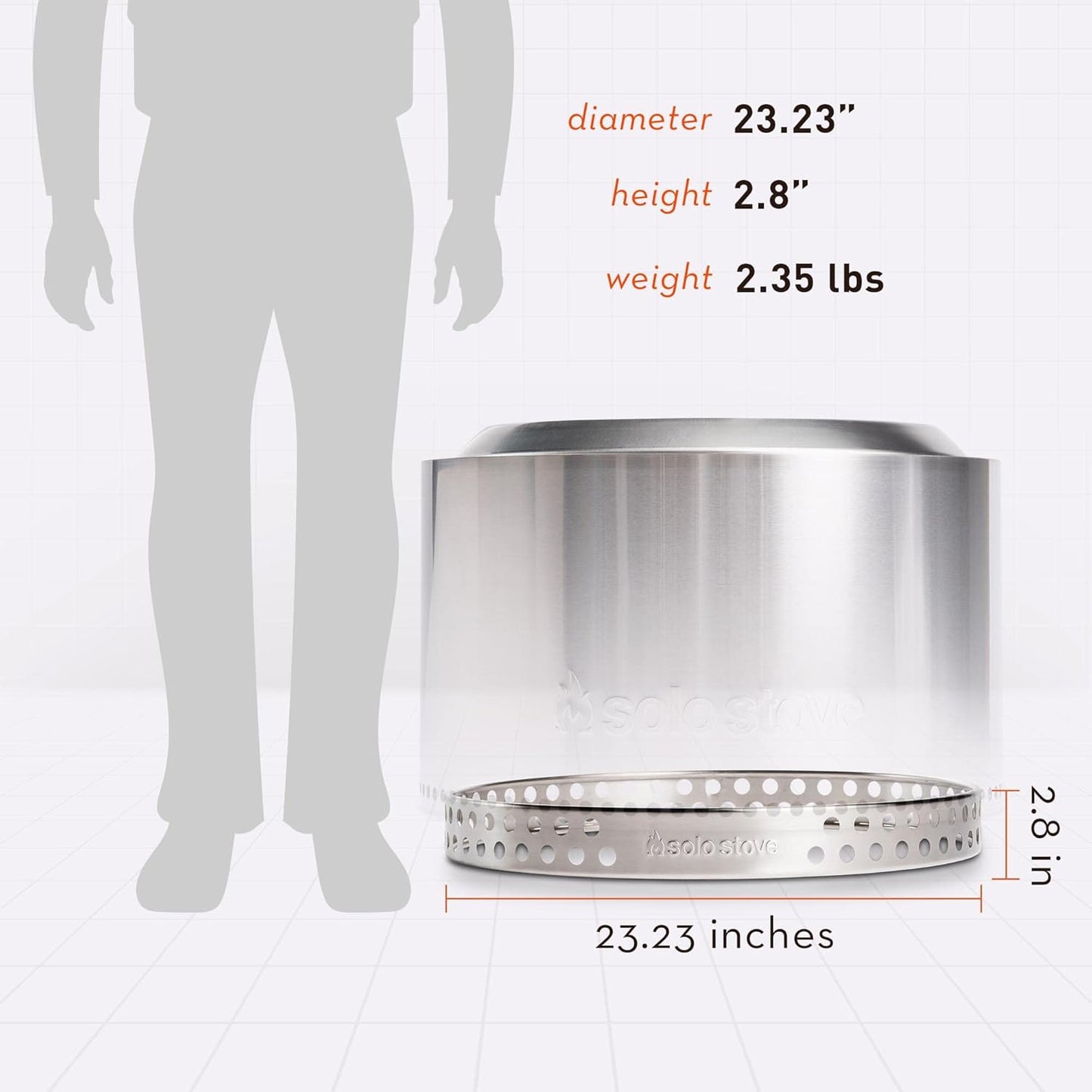 Yukon 27" Stand Stainless Steel Fire Pit Accessory Fireplace Tools Firepits and Fire Pits Outdoor Prefect for Your Outdoor Fireplace