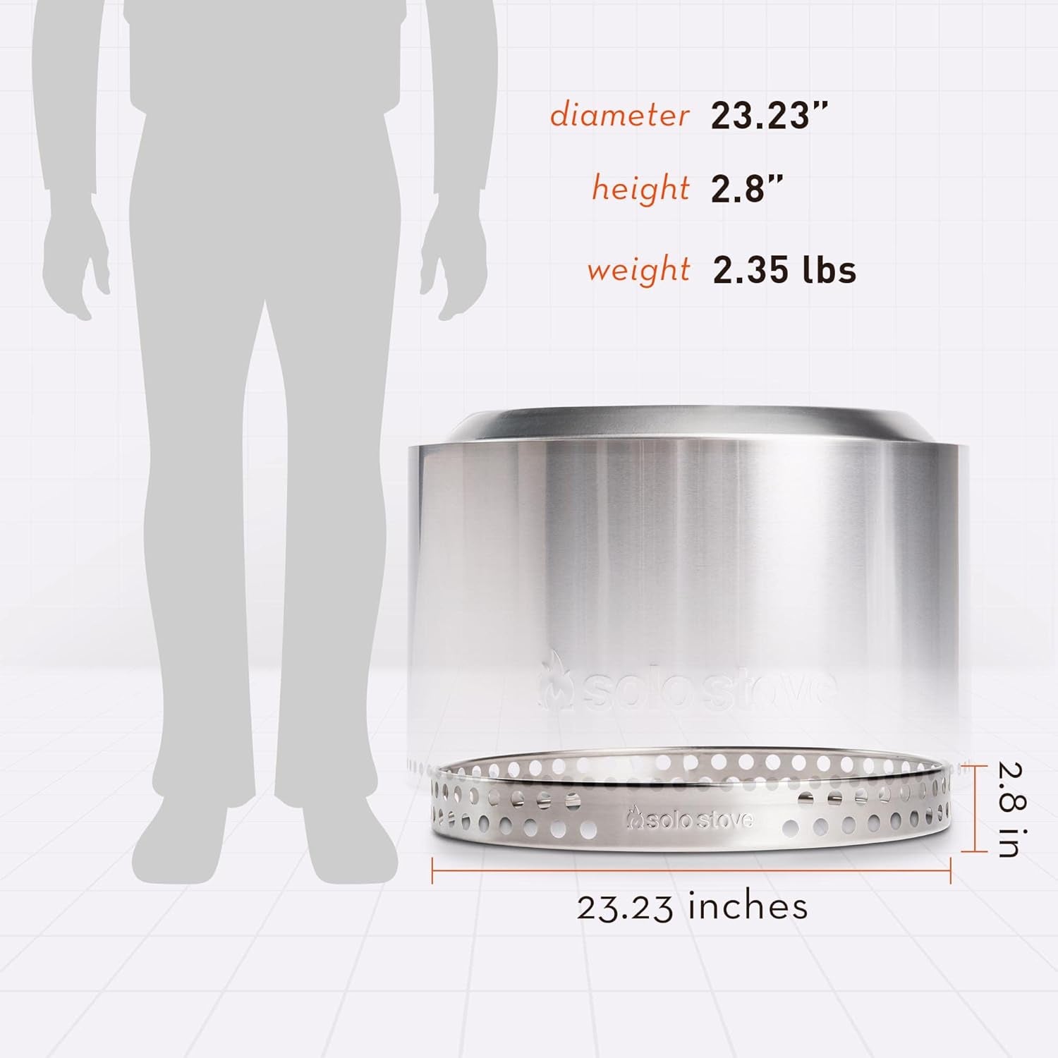 Yukon 27" Stand Stainless Steel Fire Pit Accessory Fireplace Tools Firepits and Fire Pits Outdoor Prefect for Your Outdoor Fireplace