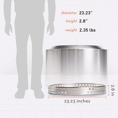 Yukon 27" Stand Stainless Steel Fire Pit Accessory Fireplace Tools Firepits and Fire Pits Outdoor Prefect for Your Outdoor Fireplace