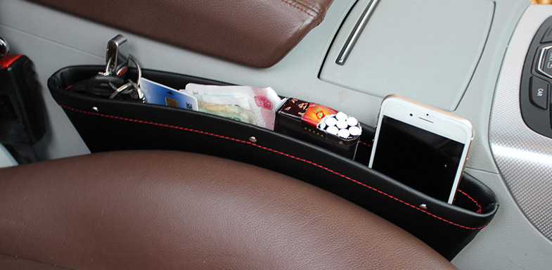 Car Seat Gap Storage Organizer and Trash Box