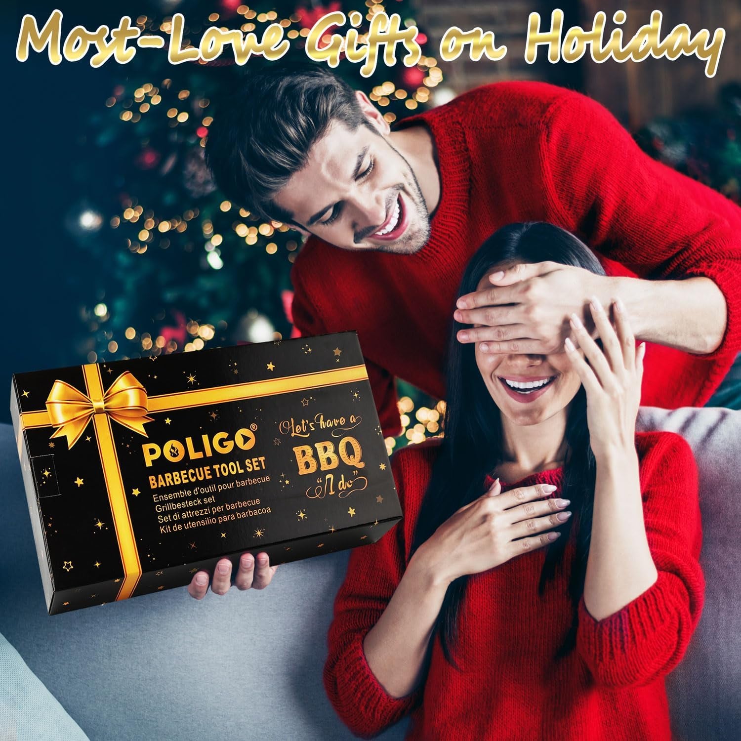 29 PCS BBQ Grill Accessories Stainless Steel BBQ Tools Grilling Tools Set with Storage Bag for Christmas Birthday Presents - Camping Grill Utensils Set Ideal Grilling Gifts for Men Dad Women